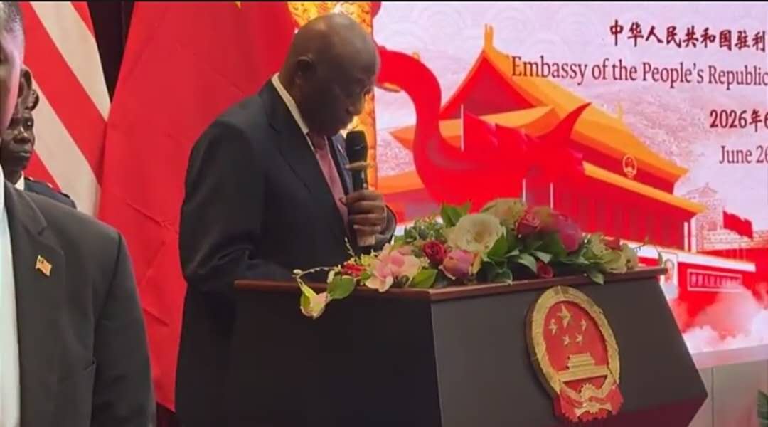 President of the Liberia Academy of Sciences Attends Reception Marking the 105th Anniversary of the Founding of the Communist Party of China